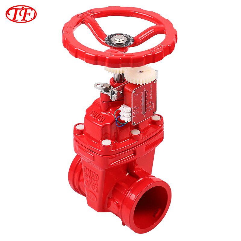 Grooved Inside Screw Non-Rising Stem Soft-sealed Signal Gate Valve SFZ85X-16Q