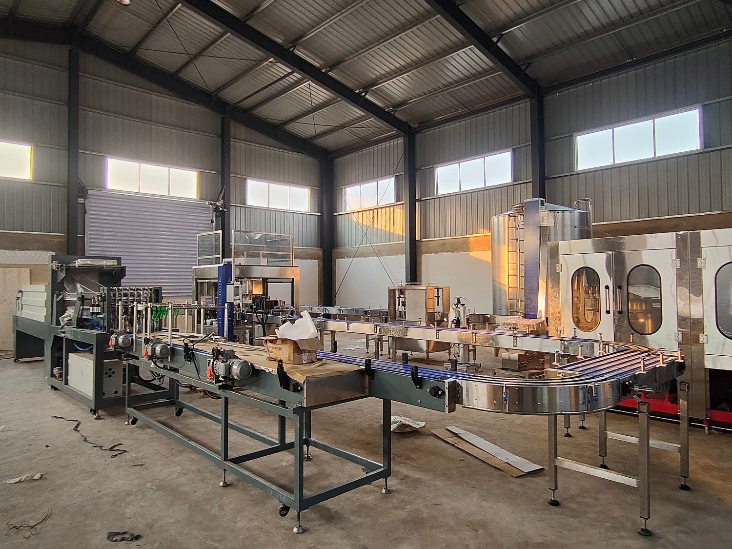 12000 bph water filling production line for PET bottle in Democratic Republic of the Congo