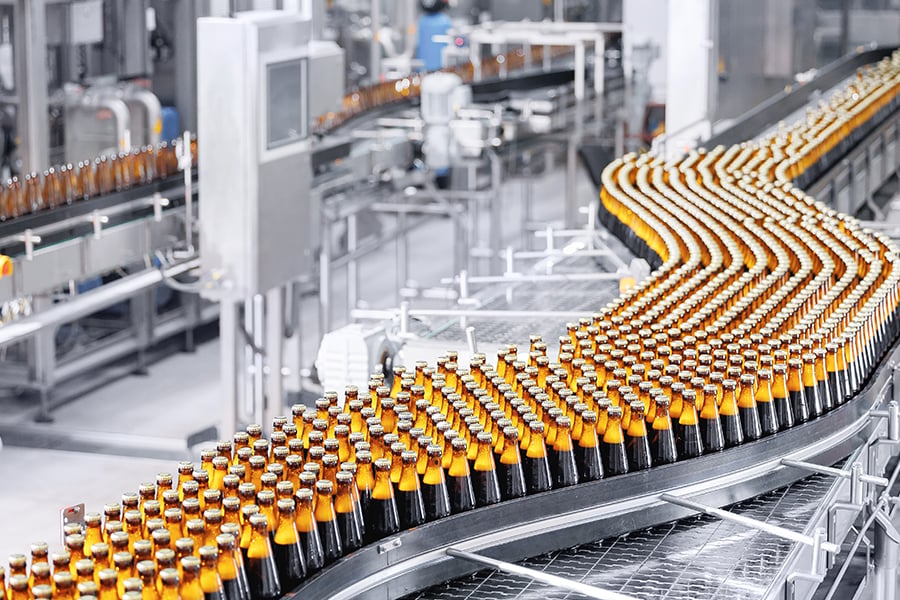 Beer filling production line