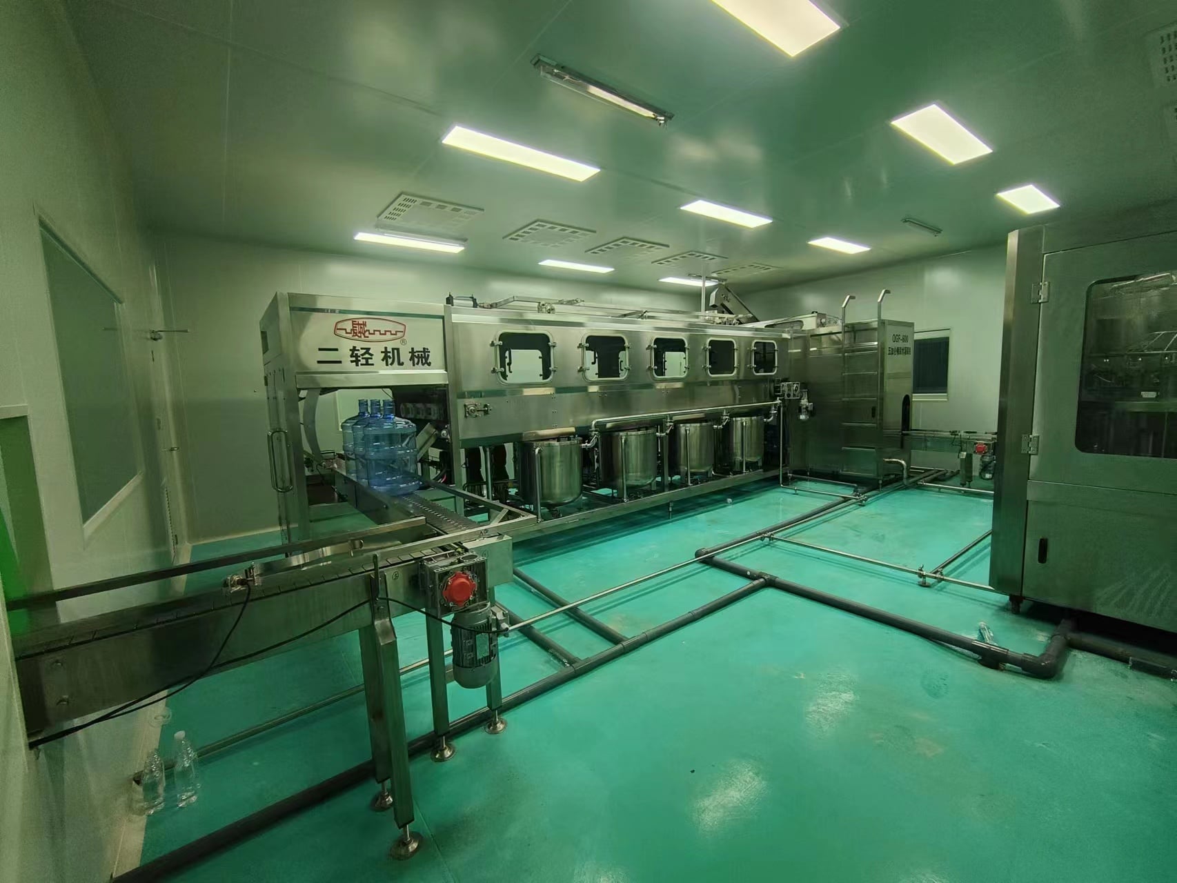 600bph 5 gallon water filling production line in Hebei, China