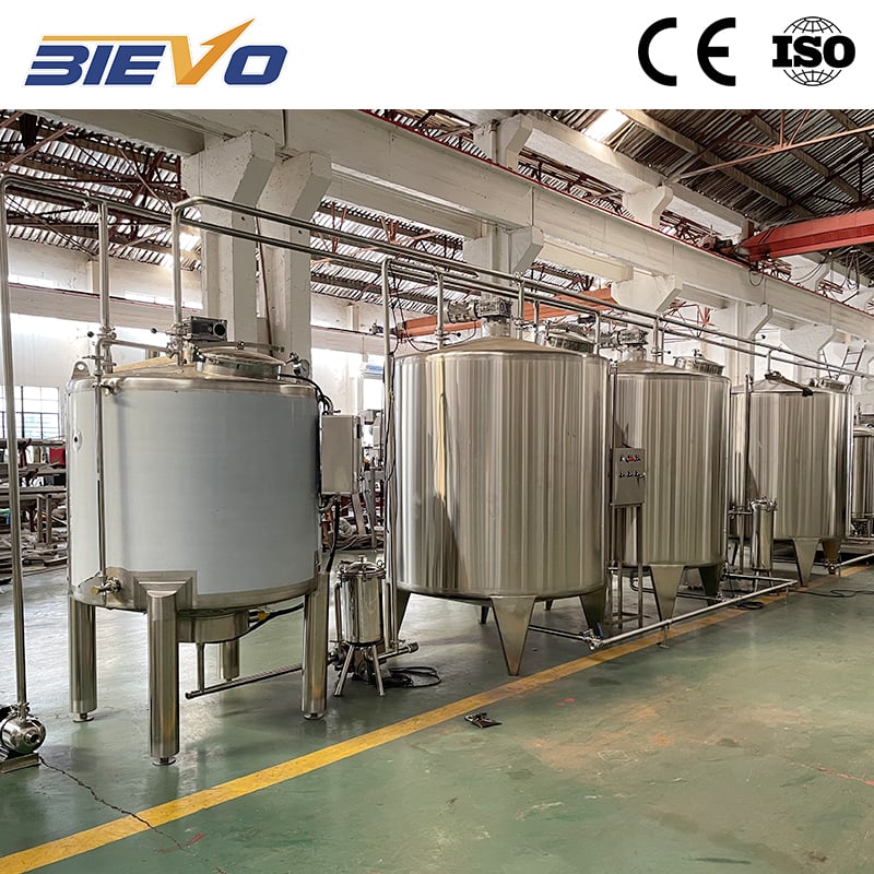 Carbonated drinks pre-treatment system