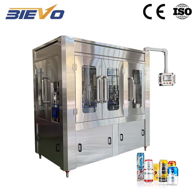 Canned beer filling machine