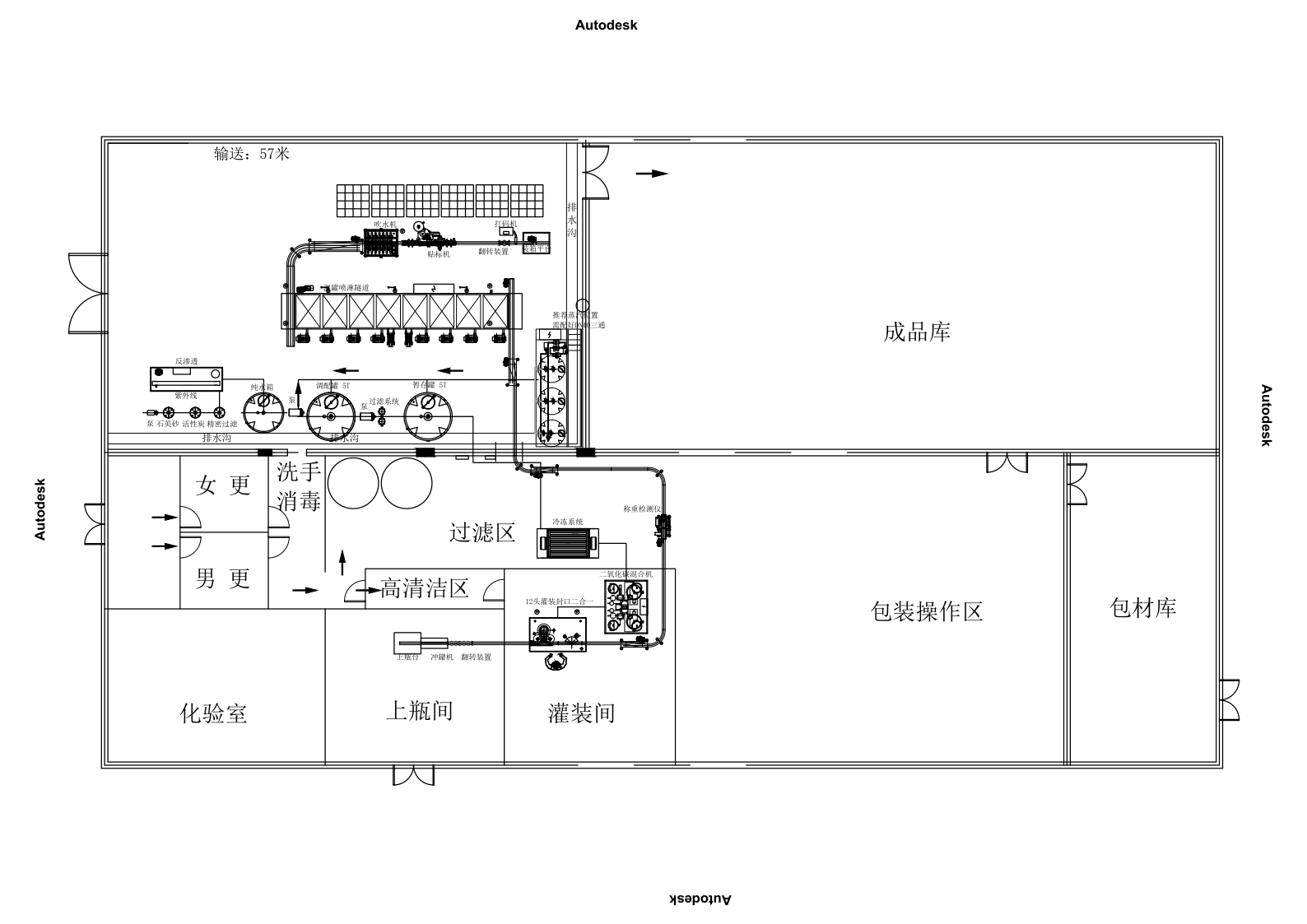 2000bph carbonated beverage filling production line for can in Xinjiang, China