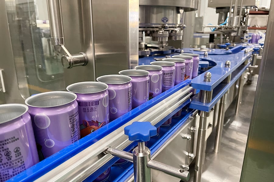 Can filling production line