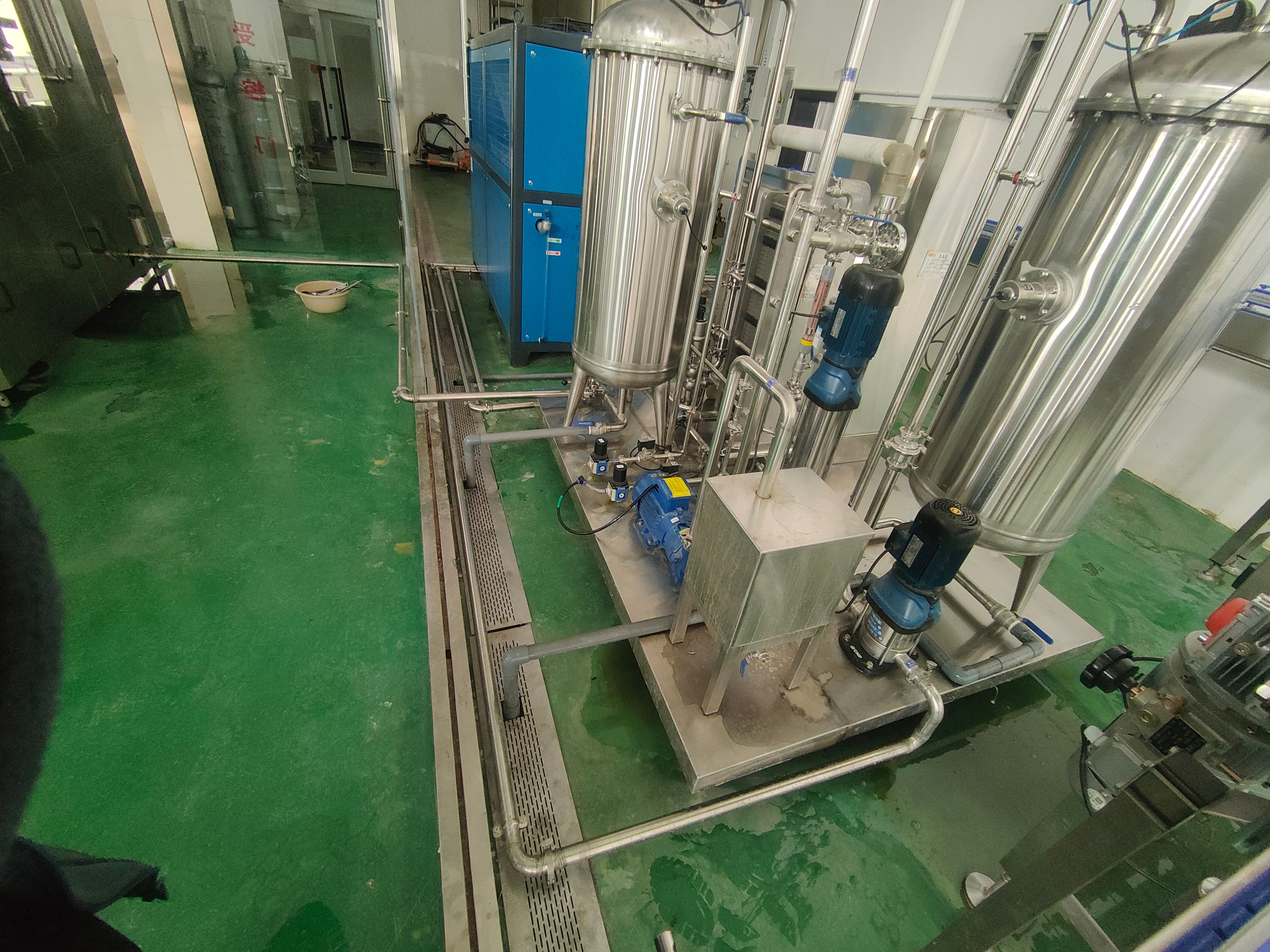 2000bph carbonated beverage filling production line for can in Xinjiang, China