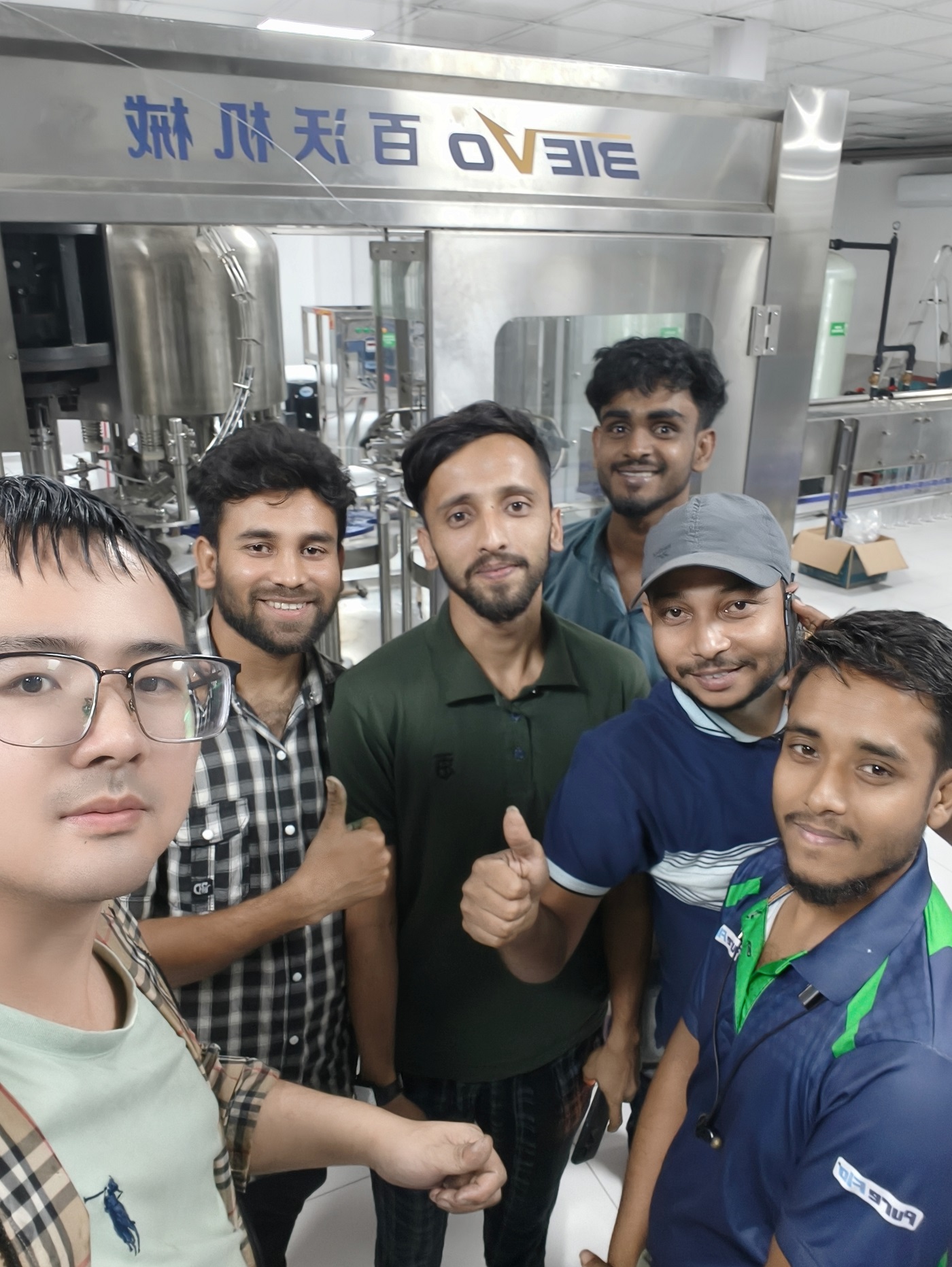 2000bph water filling production line for PET bottle in Bangladesh