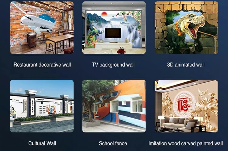 3D/5D Wall Printer for Multiple Scenes manufacture