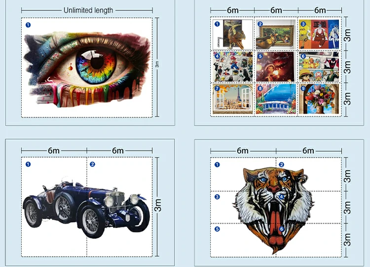3D/5D Wall Printer for Multiple Scenes manufacture