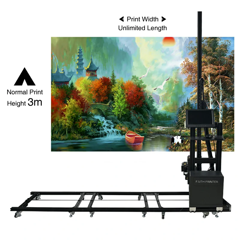 producent 3D/5D inteligentnej drukarki na ściany z Chin