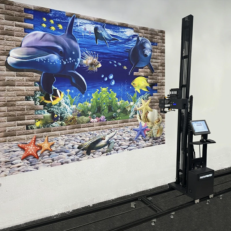 3D Pionowe Graffiti Drukarka Na Ściany