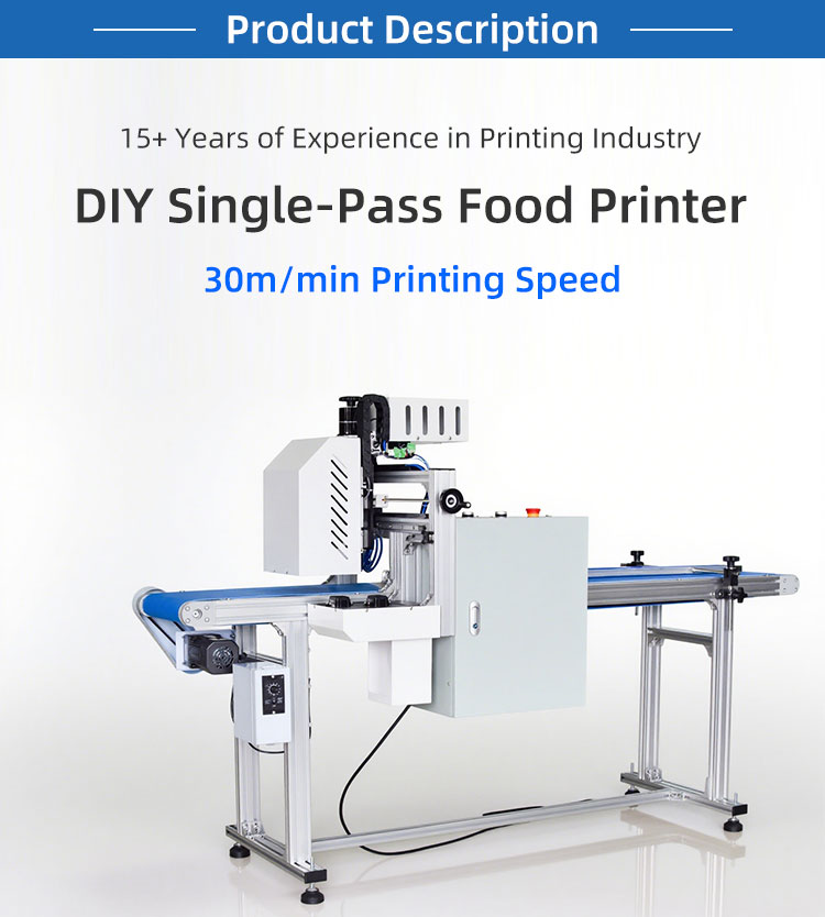 Food Printer Smart Printer For Printing Cookies, Marshmallows, And Macarons