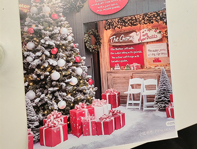 Aplikasi printer UV flatbed pada hari Natal