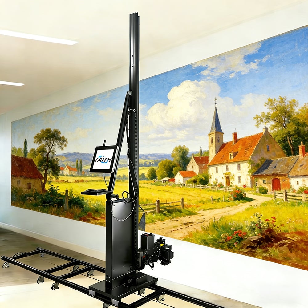 3D Pionowe UV drukarki do ścian, drukarki do bezpośredniego drukowania na ścianie, maszyny do drukowania UV w pomieszczeniach zamkniętych i na zewnątrz