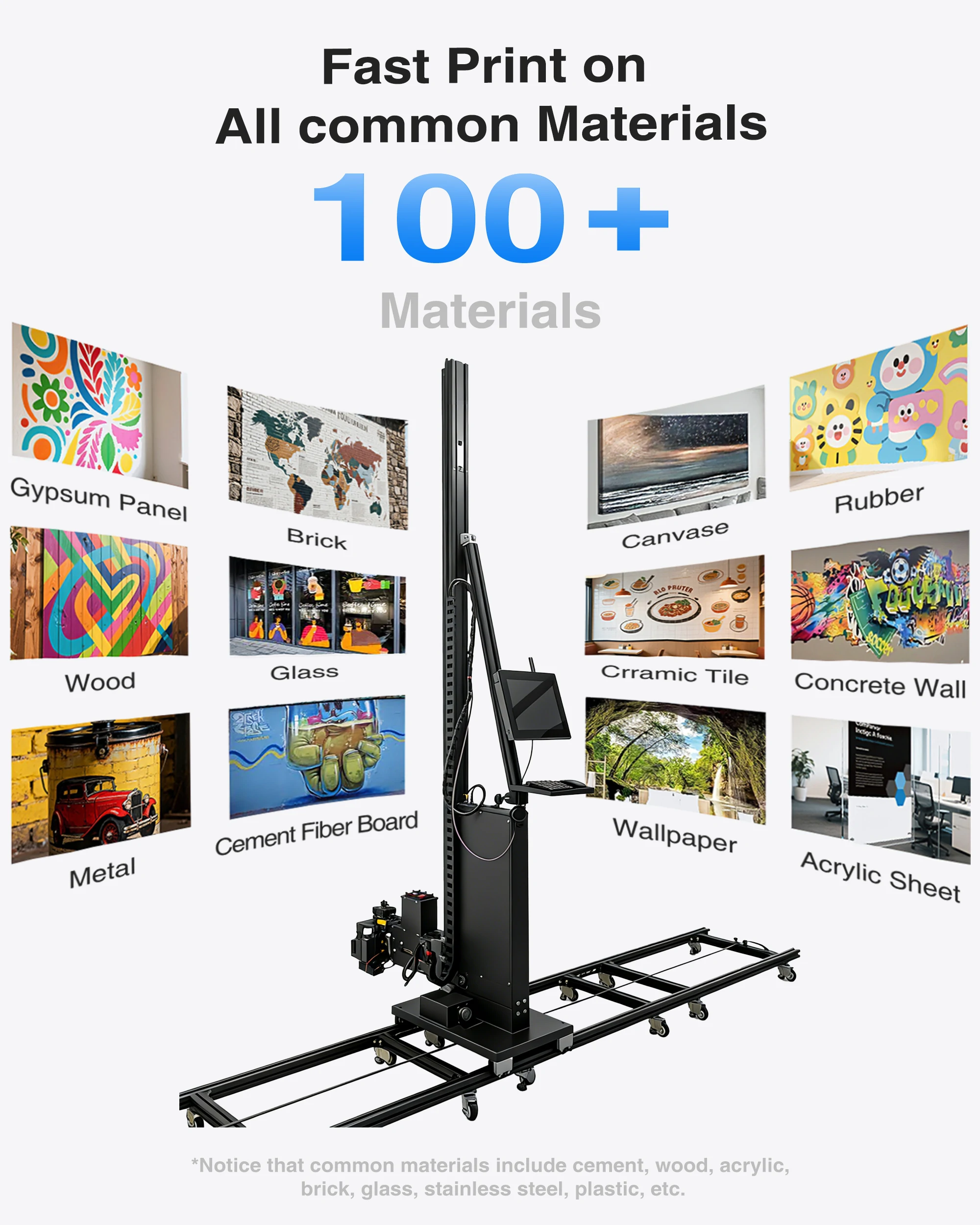Wall Printer - Wall Printing Machine 3D UV Inkjet
