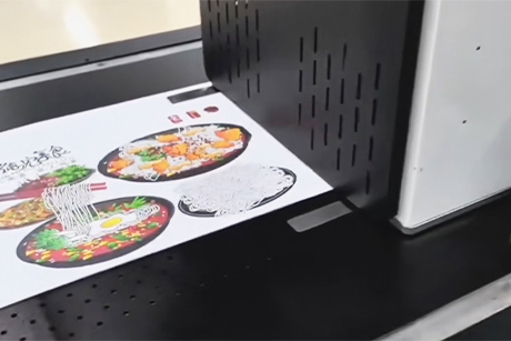 Impresora De Empaque De Cartones De Un Solo Paso Ancho 800mm Bolsa De Papel Kraft De Un Solo Paso Impresora De Caja Ondulada Por Inyección De Tinta
