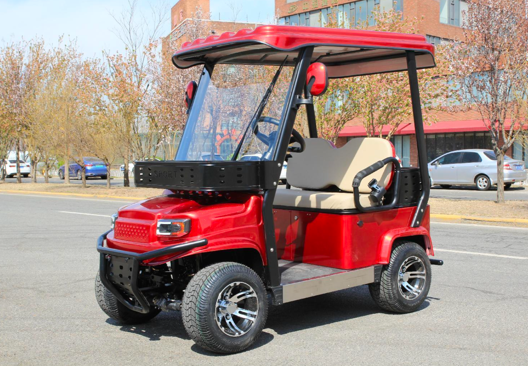 ZLT FP2 Electric Passenger Utility Vehicle Compact 4-Wheel Electric Shuttle for Short-Distance Transport Golf Car