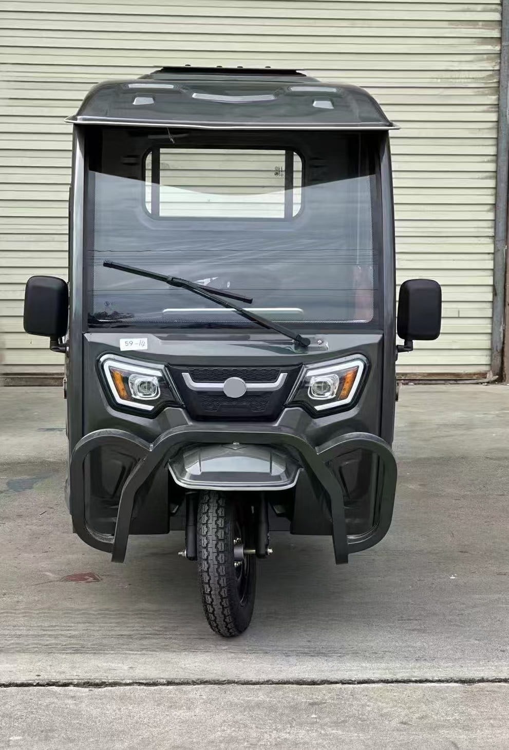 TC1600 EEC 인증 전기 화물 트라이시클 | 500kg 적재량의 고강도 3륜 전기 배달 트라이크
