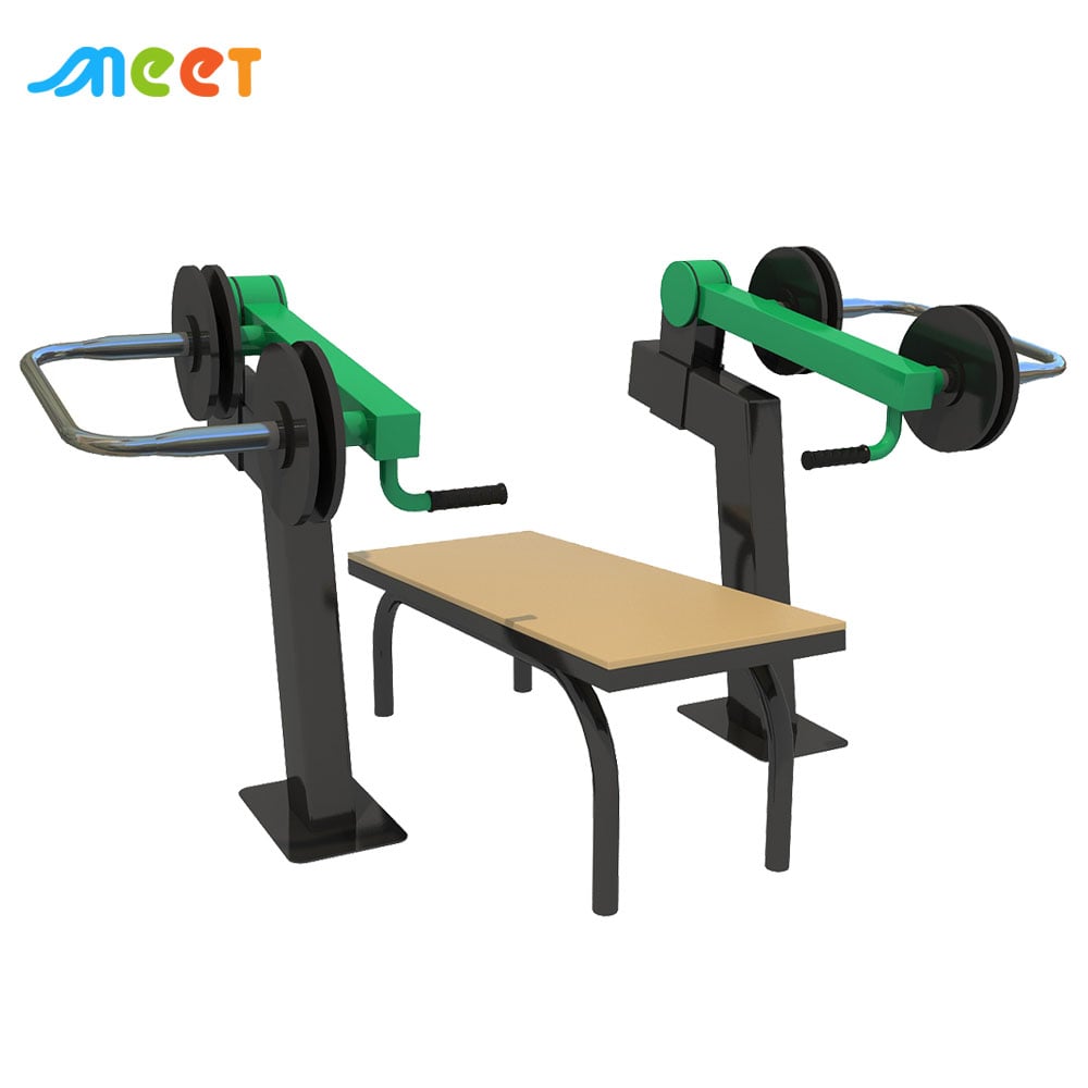 Certificated Outdoor Gym Equipment Shoulder Press with Optional Color MT-SJS140