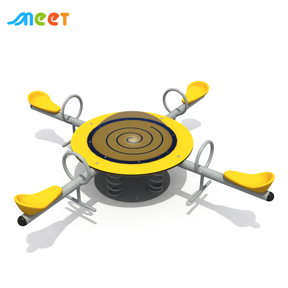 High-quality Children's Outdoor Four Seat Spring Seesaw Park Community Backyard Playground Equipment Fun Product MT-XQB006