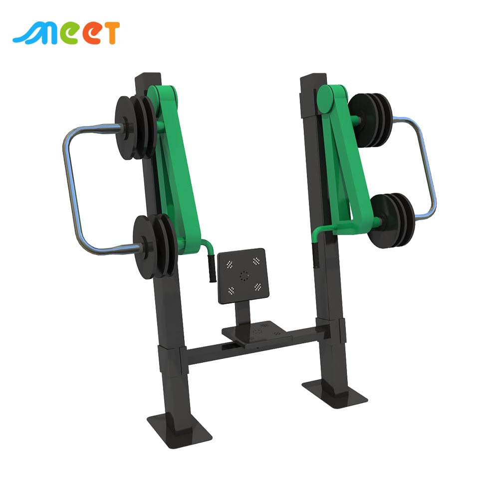 Approved Outdoor Gym Equipment Chest Press with Optional Color MT-SJS137