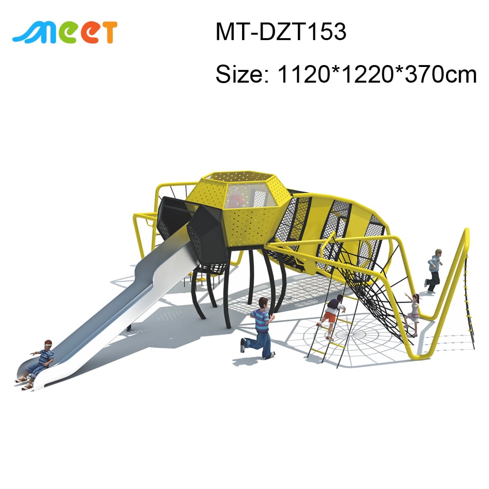 Customizable Tough Outdoor Playground Slide Equipment for Rugged Tailored Outdoor Leisure Zones MT-DZT153