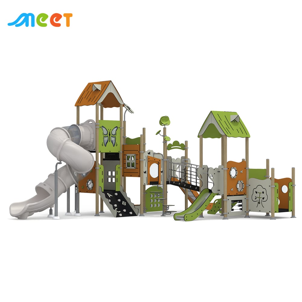 HPL Outdoor Playground Slide , Park Games Outdoor Playground Equipment for Children MT-HPL2507