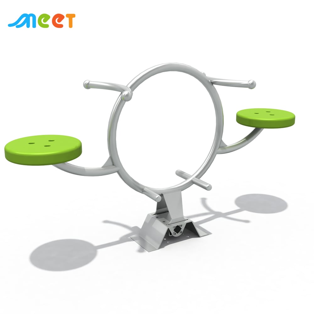 Outdoor Customized Plastic Children's Rocking Seesaw Fun Seat Rotating Chair Large Daycare Play Equipment Sets MT-XQB007