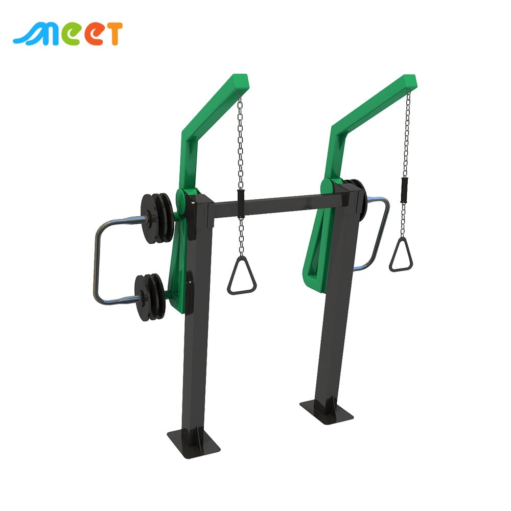 Certificated Outdoor Gym Equipment Shoulder Press with Optional Color MT-SJS136