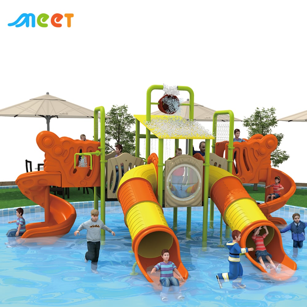 Professional water park plastic playground slide MT-LSH011
