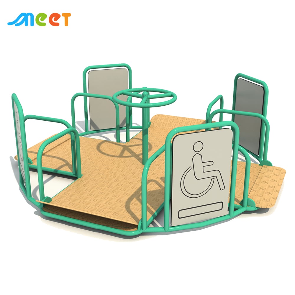 Amusement Park Handicap Accessible Playground Toddler Outdoor Disabled Playground Equipment for Children with Wheelchair MT-HCJ011