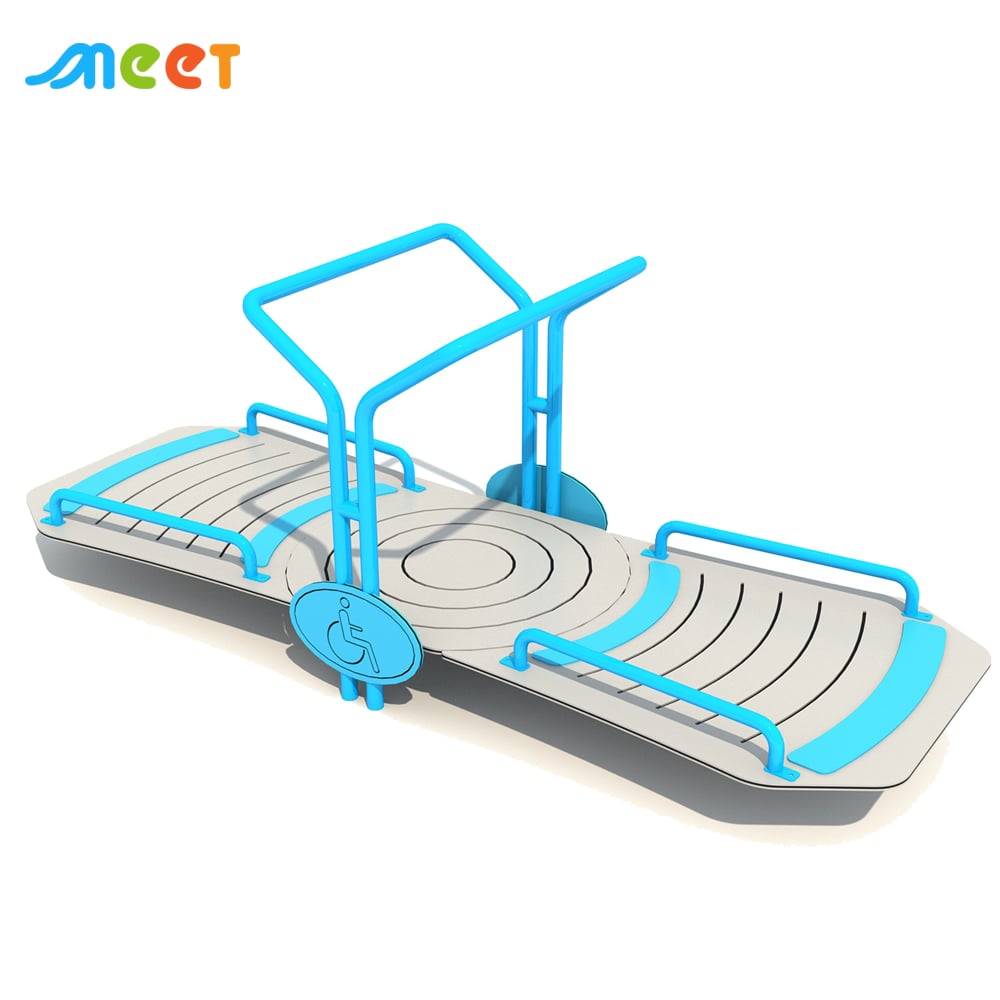 Meet Toy Handicap Accessible Playground Toddler Outdoor Playground for Disabled Children with Wheelchair MT-HCJ014
