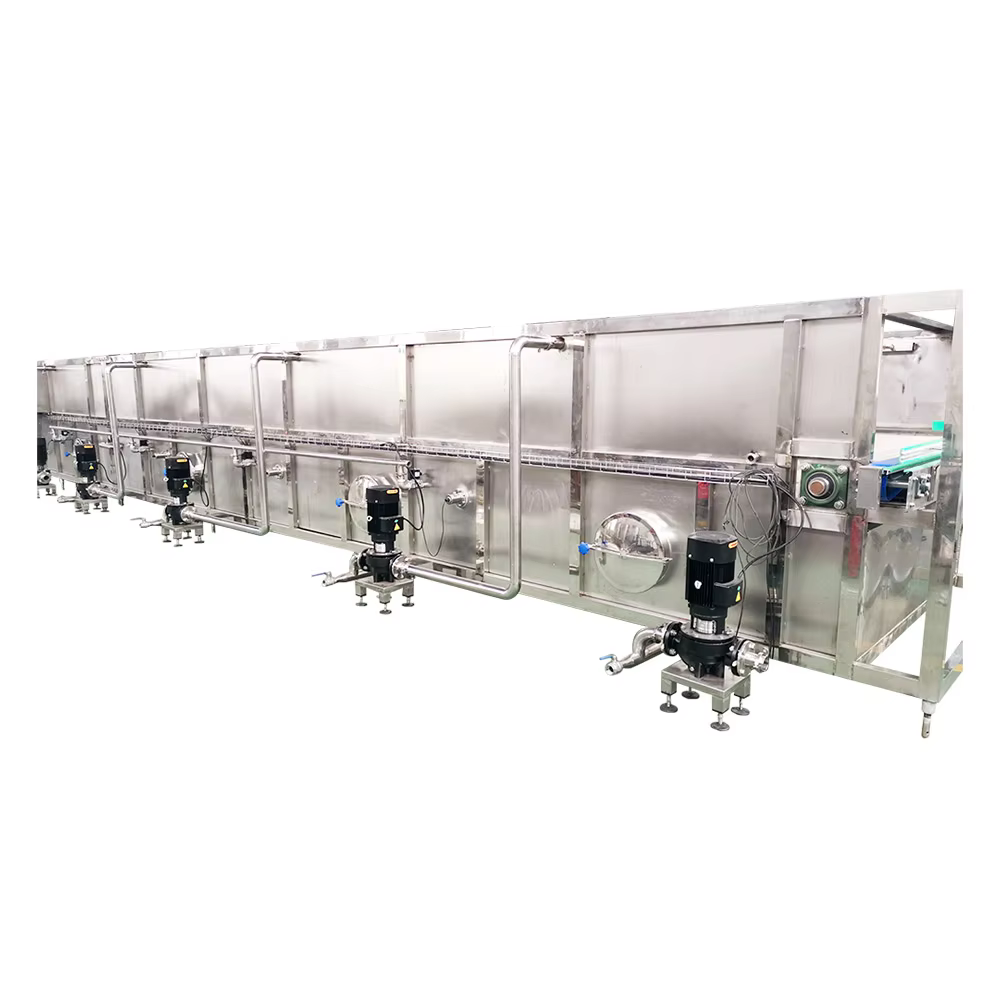 On Line Water Spray Bottle Cooling Tunnel/Warmer for Sale