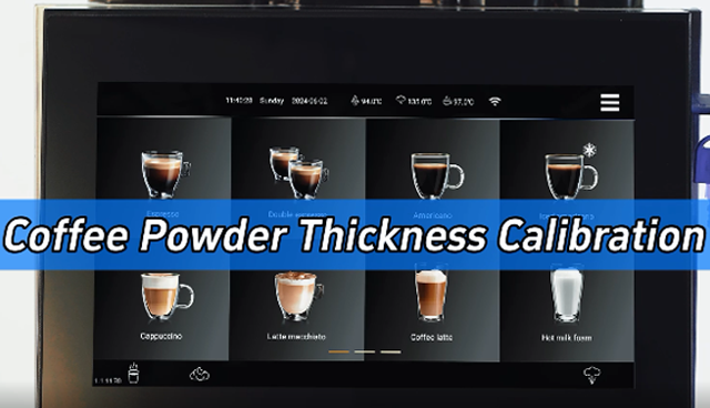 Coffee Powder Thickness Calibration