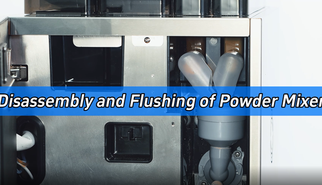 Disassembly and Flushing of Powder Mixer