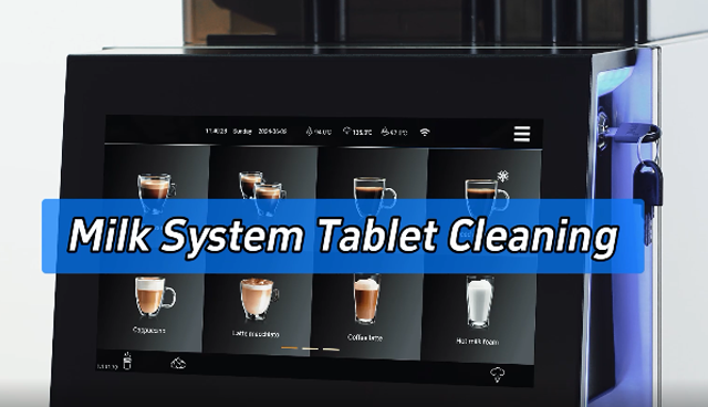 Milk System Tablet Cleaning