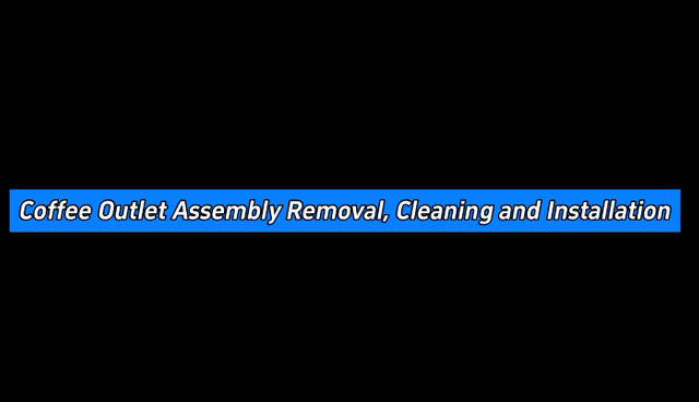 Coffee Outlet Assembly Removal, Cleaning and Installation