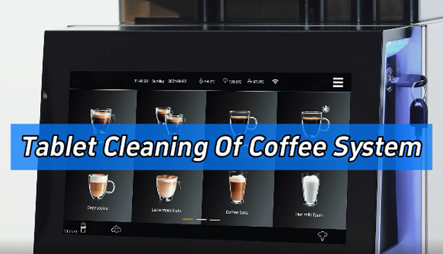 Tablet Cleaning Of Coffee System