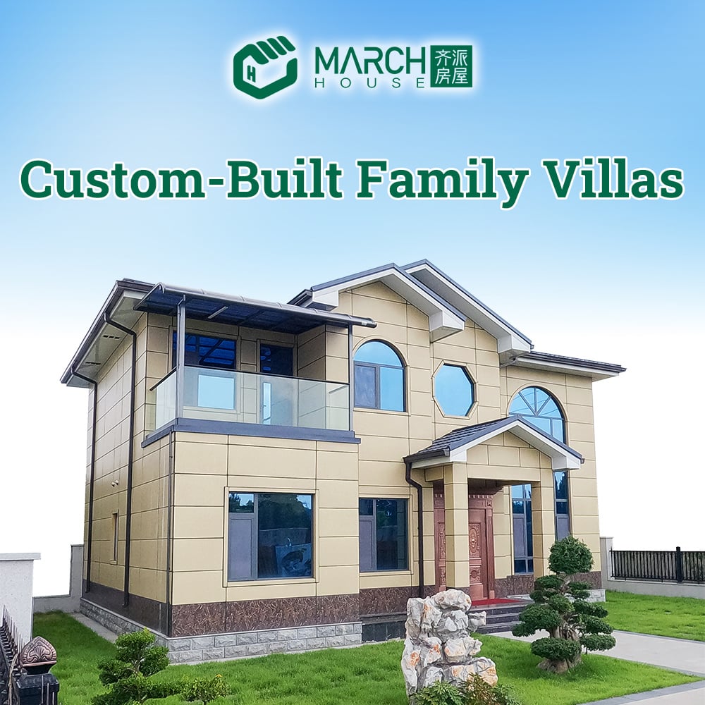 Factory Sample Two-story Villa | Custom-Built Family Villas