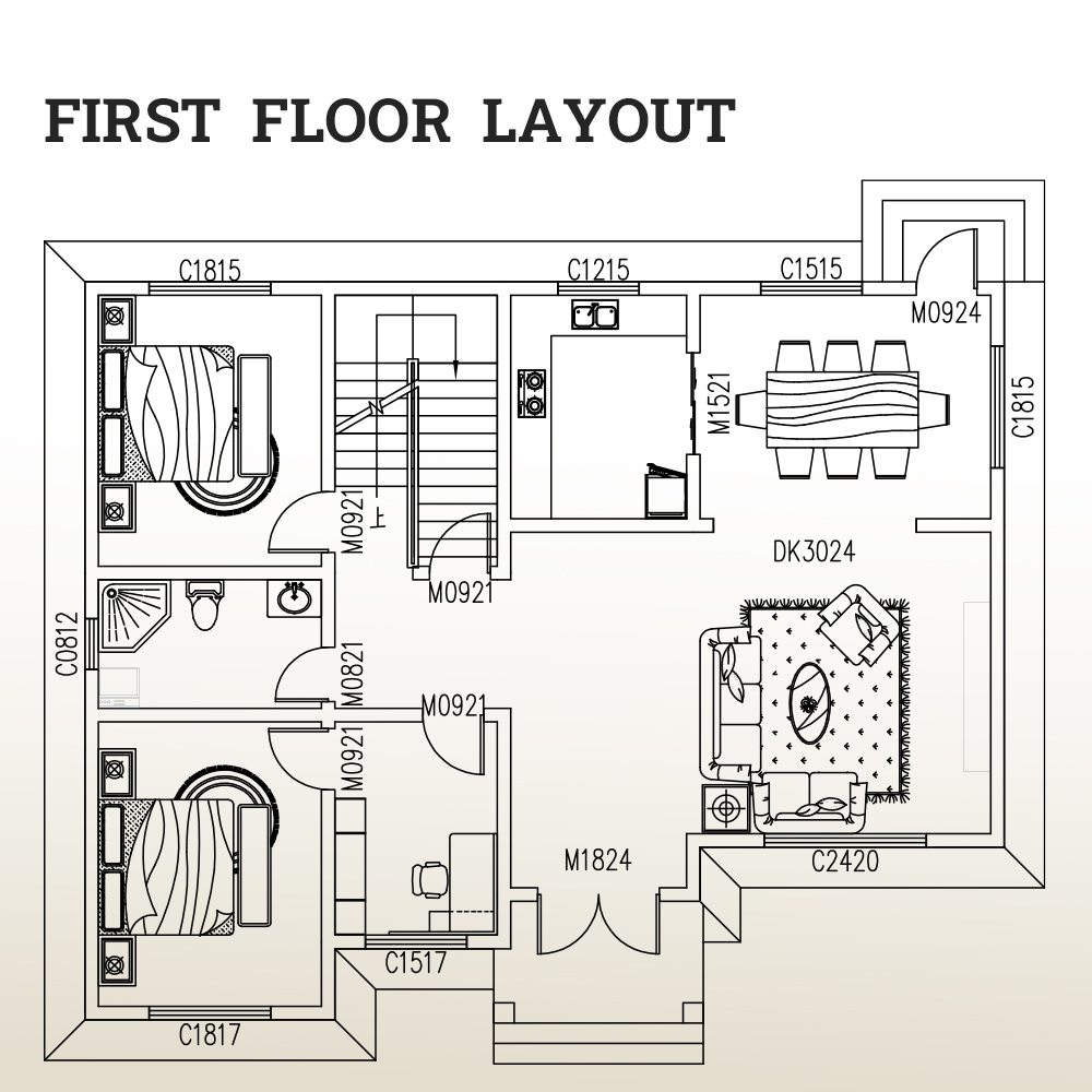 Factory Sample Two-story Villa | Custom-Built Family Villas