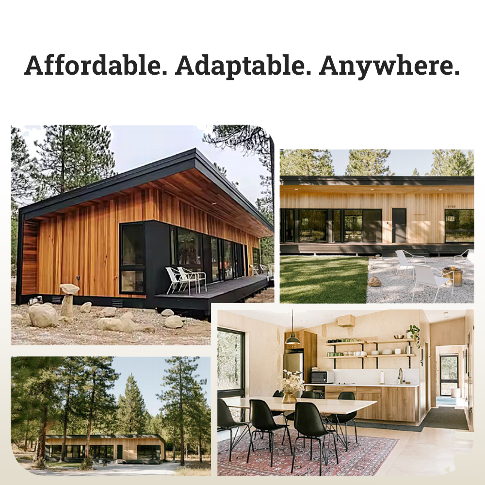 Affordable. Adaptable. Anywhere | Small Light Steel House in Germany