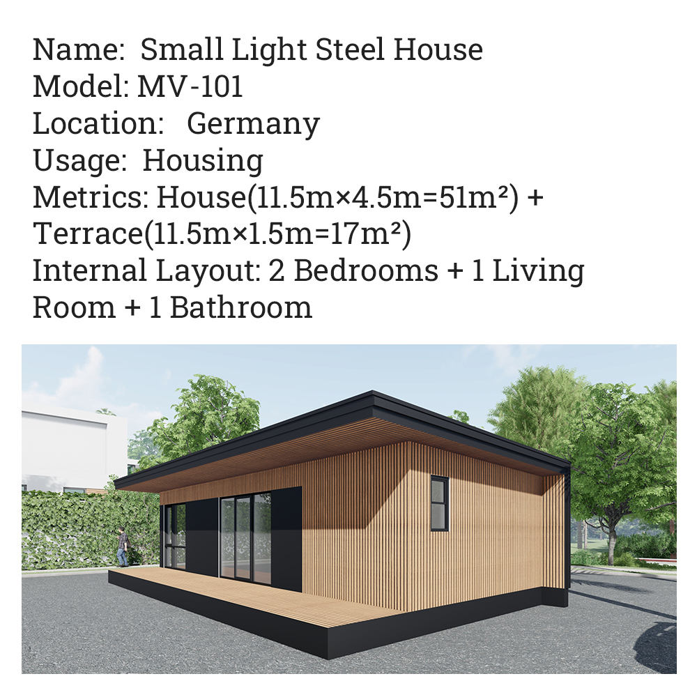 Affordable. Adaptable. Anywhere | Small Light Steel House in Germany