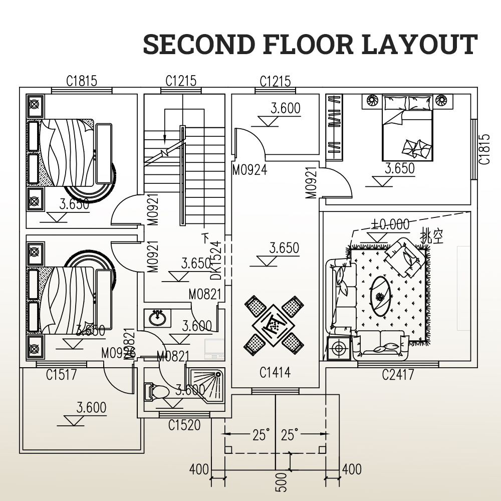 Factory Sample Two-story Villa | Custom-Built Family Villas