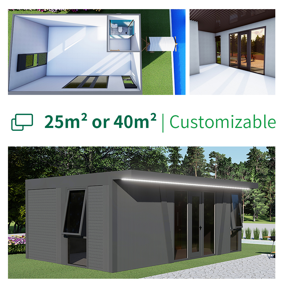 Flat-packed Container House | Temporary Lounge In Georgia