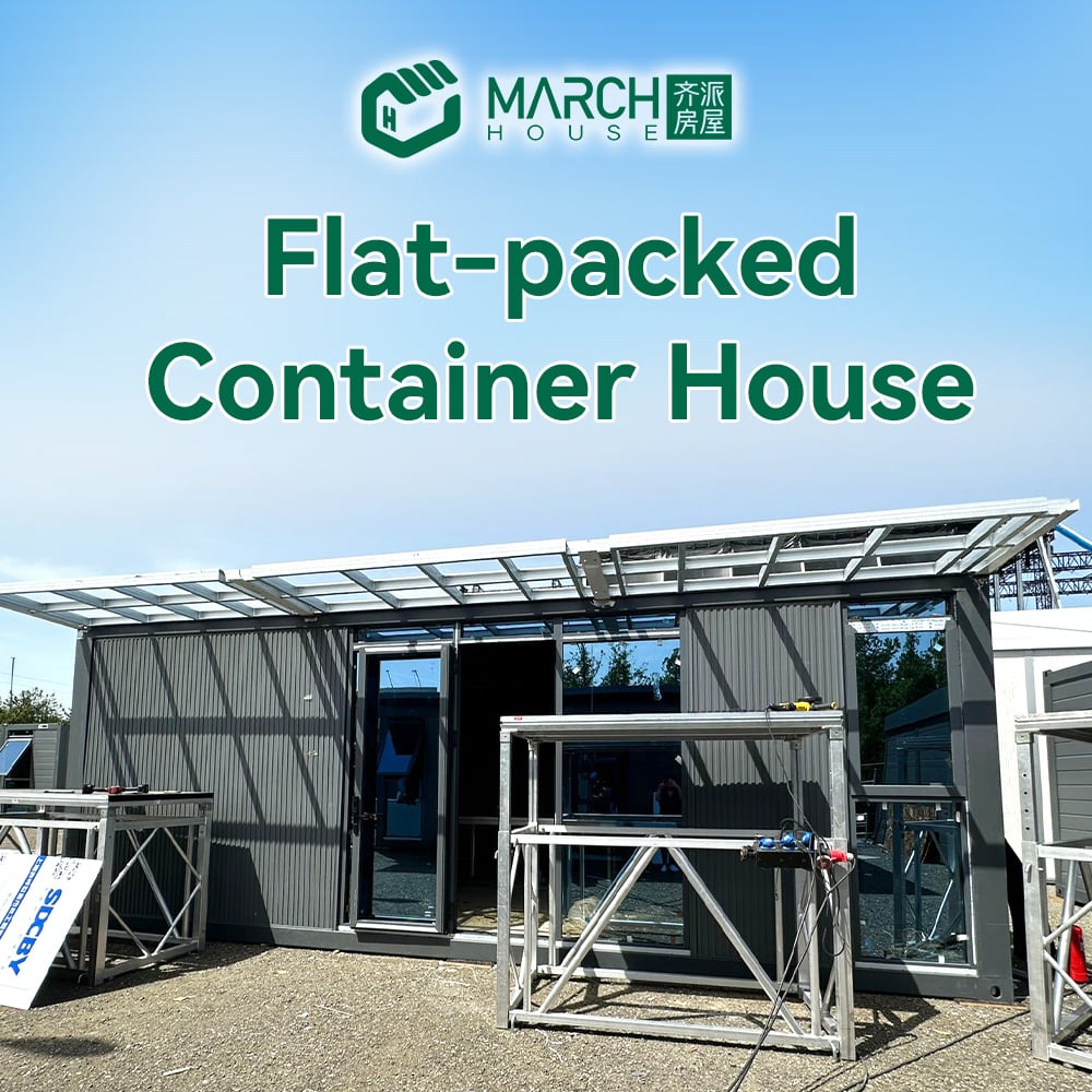 Flat-packed Container House | Temporary Lounge In Georgia
