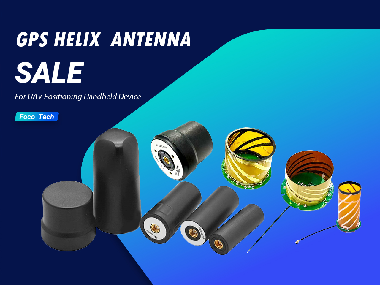 GPS GNSS Helix Antenna for UAV Positioning Handheld Device