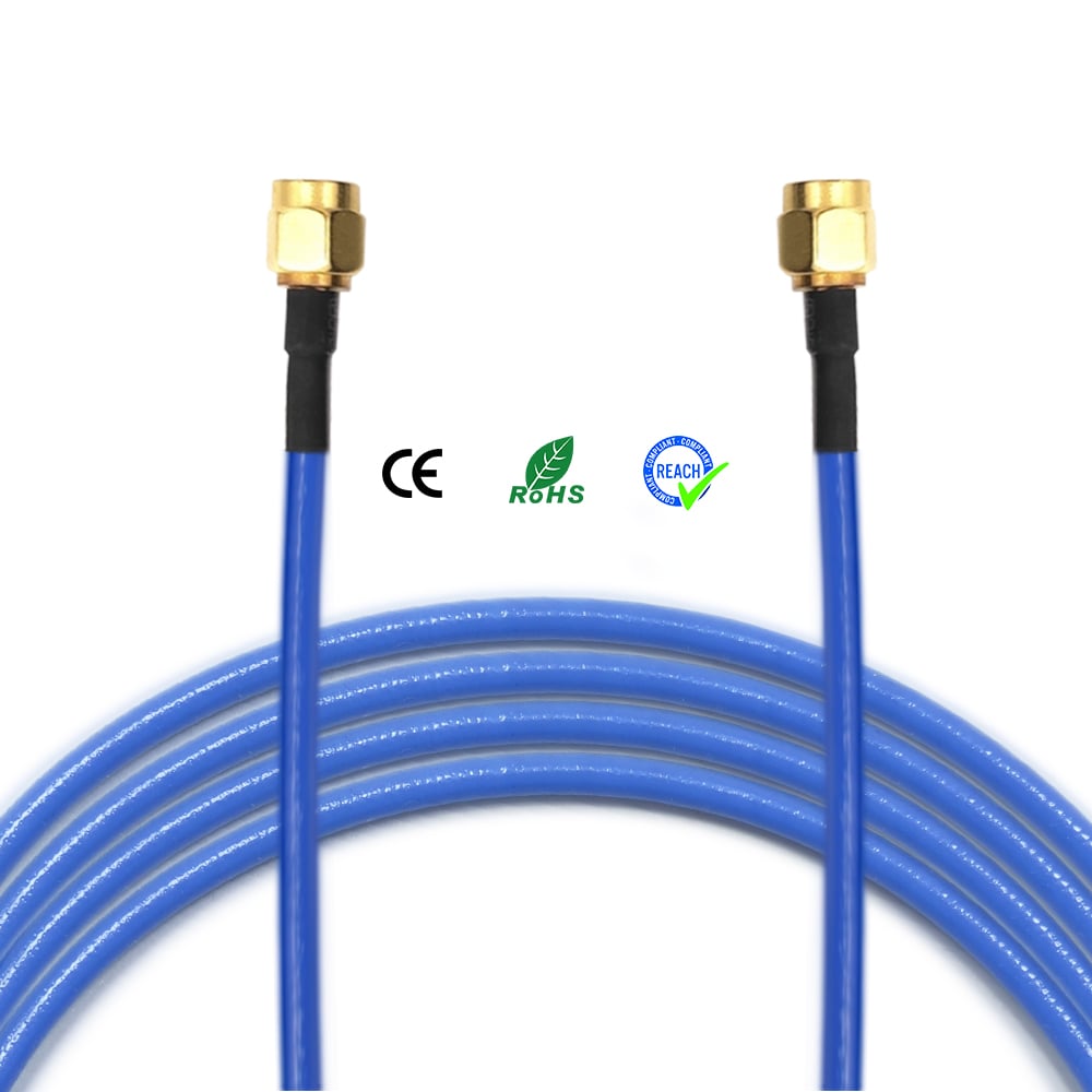 Customizable RP-SMA-Male Pigtail RG-141 RF Cable