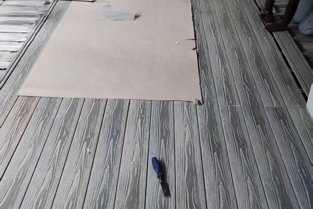 raw outdoor ASA co-extruded decking