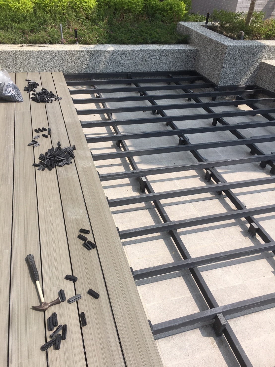 pvc joist install