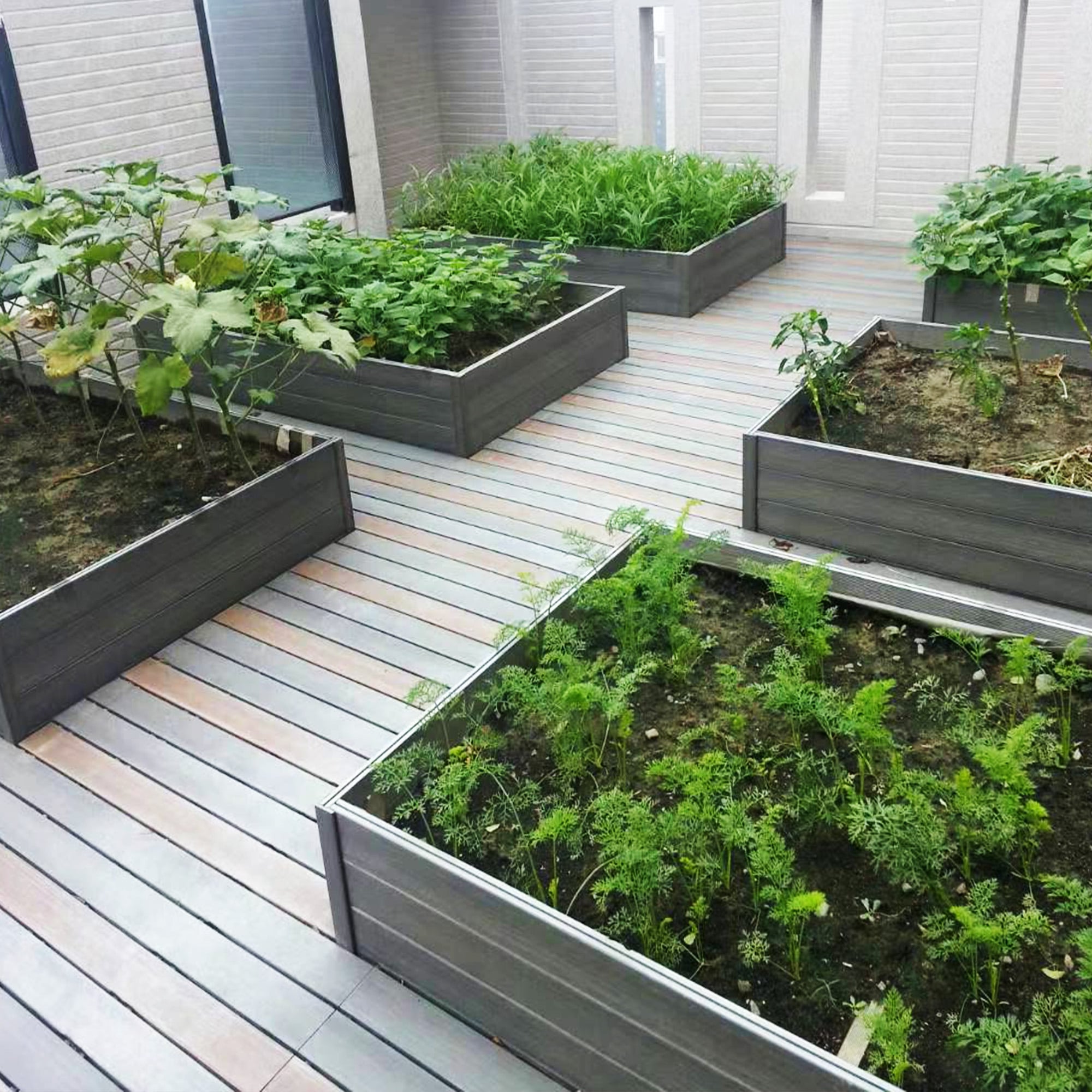 Outdoor Garden Flower Boxes