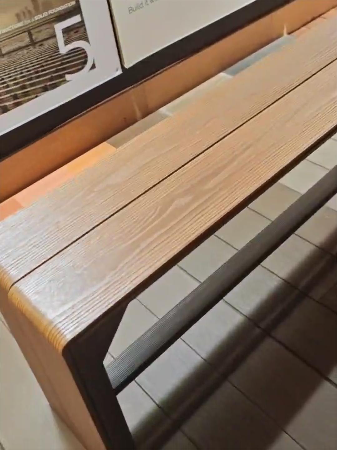 PVC Decking Outdoor Bench